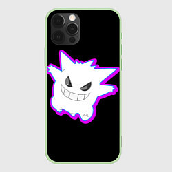 Чехол для iPhone 12 Pro Pokemon gengar, цвет: 3D-салатовый