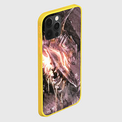 Чехол для iPhone 12 Pro Берсерк Гатс В Доспехах Извергает Огонь, цвет: 3D-желтый — фото 2