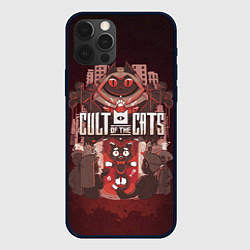 Чехол для iPhone 12 Pro Dark Cult Of The Cats, цвет: 3D-черный