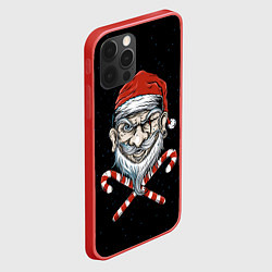 Чехол для iPhone 12 Pro Santa Pirate, цвет: 3D-красный — фото 2