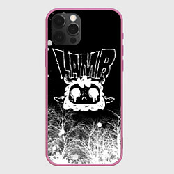 Чехол для iPhone 12 Pro Lamb - Cult of the lamb, цвет: 3D-малиновый