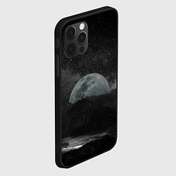 Чехол для iPhone 12 Pro Огромная Луна, цвет: 3D-черный — фото 2