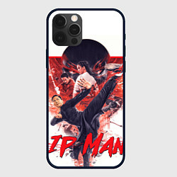 Чехол для iPhone 12 Pro Ип Ман - Ip Man, цвет: 3D-черный