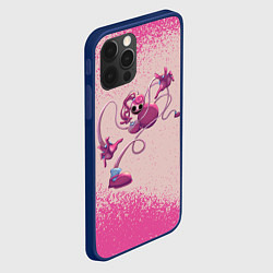 Чехол для iPhone 12 Pro Поппи Плейтайм: Мамочка длинные ноги, цвет: 3D-тёмно-синий — фото 2