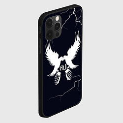 Чехол для iPhone 12 Pro Hollywood Undead - молнии, цвет: 3D-черный — фото 2