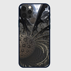 Чехол для iPhone 12 Pro Инопланетное, цвет: 3D-черный