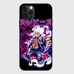 Чехол для iPhone 12 Pro Луффи 5 гир - One Piece, цвет: 3D-черный