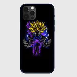 Чехол для iPhone 12 Pro Dragon ball rage аниме, цвет: 3D-черный
