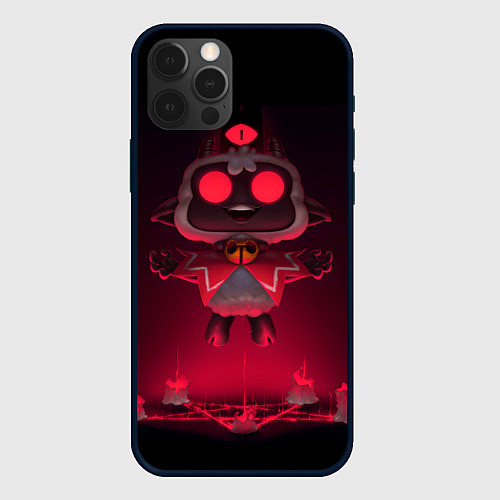 Чехол iPhone 12 Pro Cult of the Lamb - Ритуал / 3D-Черный – фото 1