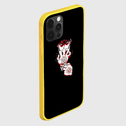 Чехол для iPhone 12 Pro Рой Мустанг Стальной алхимик, цвет: 3D-желтый — фото 2