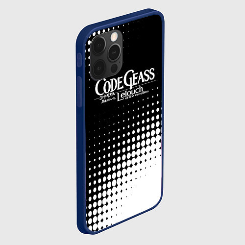 Чехол iPhone 12 Pro Code geass Абстракция / 3D-Тёмно-синий – фото 2