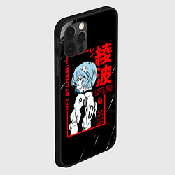 Чехол для iPhone 12 Pro Рей Аянами - Евангелион - Eva 00, цвет: 3D-черный — фото 2