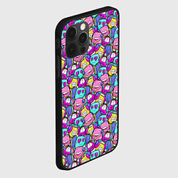 Чехол для iPhone 12 Pro Человечки с наушниками, цвет: 3D-черный — фото 2
