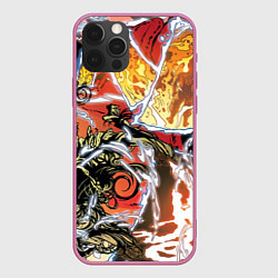 Чехол для iPhone 12 Pro Граффити - комикс, цвет: 3D-малиновый