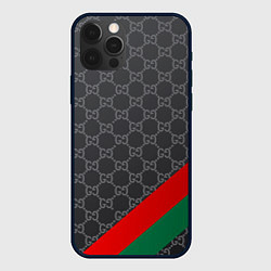 Чехол для iPhone 12 Pro В стиле gucci, цвет: 3D-черный
