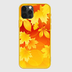 Чехол для iPhone 12 Pro Символ осени, цвет: 3D-желтый