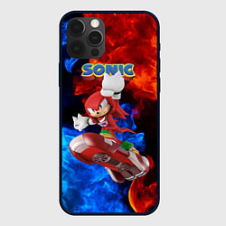 Чехол для iPhone 12 Pro Knuckles Echidna - Sonic - Video game, цвет: 3D-черный