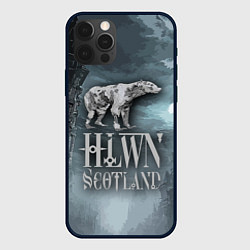 Чехол для iPhone 12 Pro Bear- zombie - halloween Scotland, цвет: 3D-черный