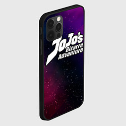 Чехол для iPhone 12 Pro JoJo Bizarre Adventure gradient space, цвет: 3D-черный — фото 2