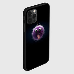 Чехол для iPhone 12 Pro Забавное существо, цвет: 3D-черный — фото 2