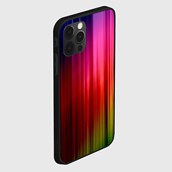 Чехол для iPhone 12 Pro Цветной спектр, цвет: 3D-черный — фото 2