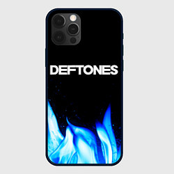 Чехол iPhone 12 Pro Deftones blue fire