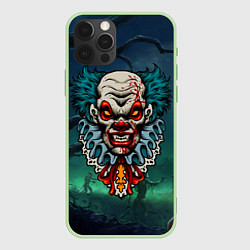Чехол для iPhone 12 Pro Клоун - убийца, цвет: 3D-салатовый