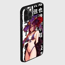 Чехол для iPhone 12 Pro Мона в купальнике - Genshin Impact, цвет: 3D-черный — фото 2