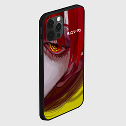 Чехол для iPhone 12 Pro Человек-бензопила взгляд Макимы, цвет: 3D-черный — фото 2