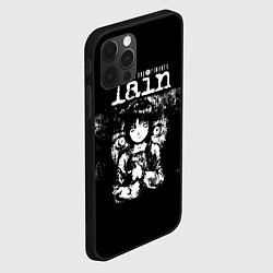 Чехол для iPhone 12 Pro Serial Experiments Lain, цвет: 3D-черный — фото 2