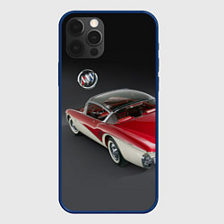 Чехол для iPhone 12 Pro Buick Centurion - USA - Retro, цвет: 3D-тёмно-синий