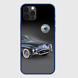 Чехол для iPhone 12 Pro Buick Wildcat - cabriolet, цвет: 3D-тёмно-синий