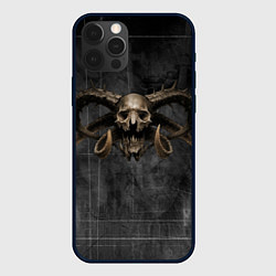 Чехол для iPhone 12 Pro The bones, цвет: 3D-черный