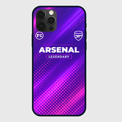 Чехол для iPhone 12 Pro Arsenal legendary sport grunge, цвет: 3D-черный