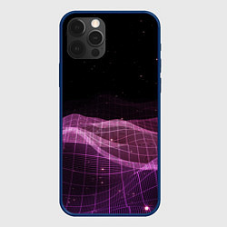 Чехол для iPhone 12 Pro Retro wave night, цвет: 3D-тёмно-синий