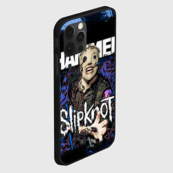 Чехол для iPhone 12 Pro Slipknot hammer blue, цвет: 3D-черный — фото 2