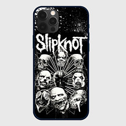 Чехол для iPhone 12 Pro Slipknot Black, цвет: 3D-черный