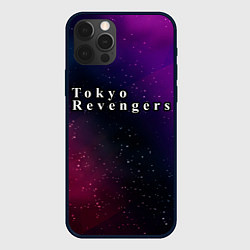 Чехол для iPhone 12 Pro Tokyo Revengers gradient space, цвет: 3D-черный