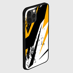 Чехол для iPhone 12 Pro Гоночная абстракция, цвет: 3D-черный — фото 2