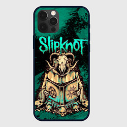 Чехол для iPhone 12 Pro Slipknot баран, цвет: 3D-черный