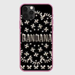 Чехол для iPhone 12 Pro По мотивам альбома BANDANA Кизару Биг Бейби Тейп, цвет: 3D-малиновый