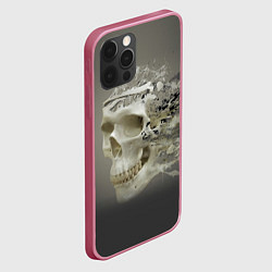 Чехол для iPhone 12 Pro Vanguard skull - destroyed, цвет: 3D-малиновый — фото 2