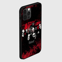 Чехол для iPhone 12 Pro Группа Slipknot, цвет: 3D-черный — фото 2