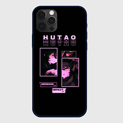 Чехол для iPhone 12 Pro Genshin Impact: Hu tao Ху Тао, цвет: 3D-черный