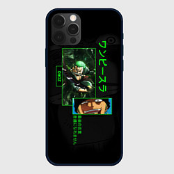 Чехол для iPhone 12 Pro One Piece: Zoro, цвет: 3D-черный