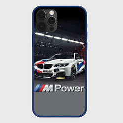 Чехол для iPhone 12 Pro BMW M 240 i Racing - Motorsport - M Power, цвет: 3D-тёмно-синий