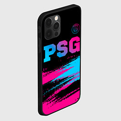 Чехол для iPhone 12 Pro PSG - neon gradient: символ сверху, цвет: 3D-черный — фото 2