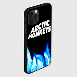 Чехол для iPhone 12 Pro Arctic Monkeys blue fire, цвет: 3D-черный — фото 2