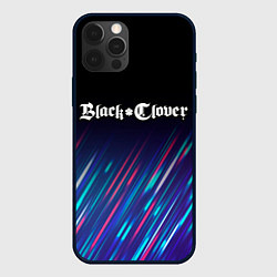 Чехол для iPhone 12 Pro Black Clover stream, цвет: 3D-черный