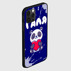 Чехол для iPhone 12 Pro Галя панда с сердечком, цвет: 3D-черный — фото 2